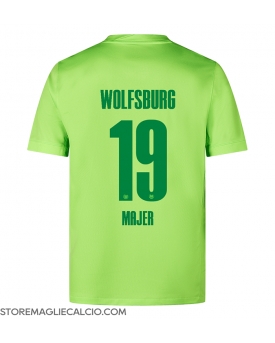 Wolfsburg Lovro Majer #19 Maglia Gara Casa Repliche 2024-25 Maniche Corte
